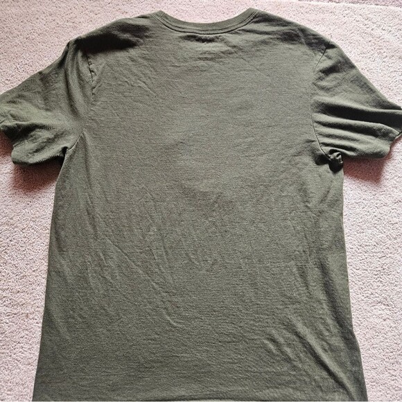 The Nike Tee by Nike with swoosh mens Medium olive green multicolored swoosh - Picture 8 of 10